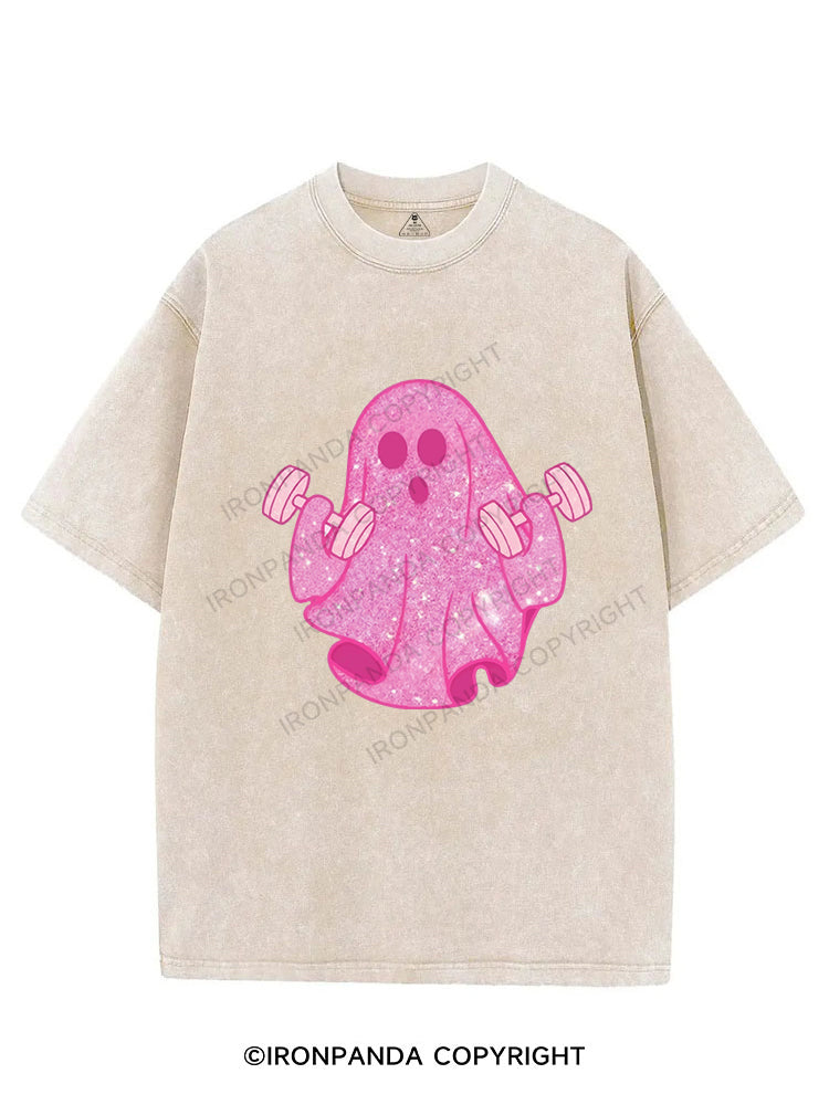 Pink Power Ghost SESSION VINTAGE GYM SHIRT