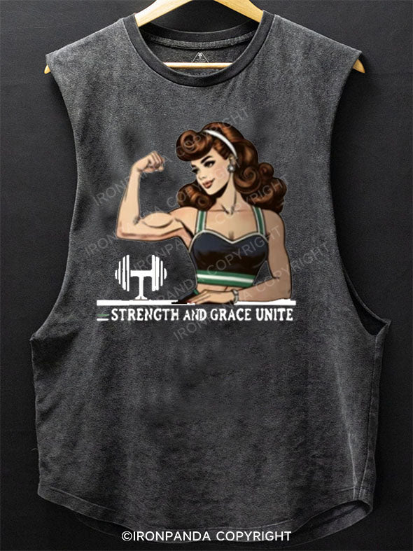 Strength and Elegance United SCOOP BOTTOM COTTON TANK