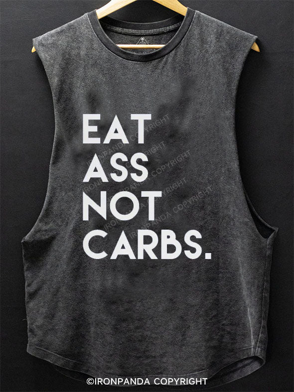 Eat Ass Not Carbs Scoop Bottom Cotton Tank
