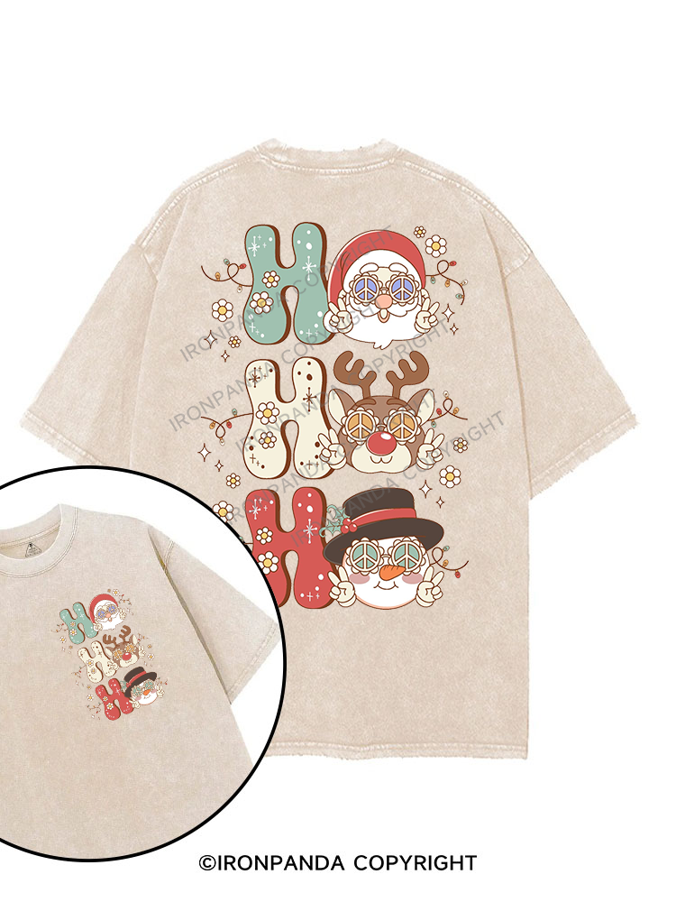 HO HO HO printed Gym Shirt