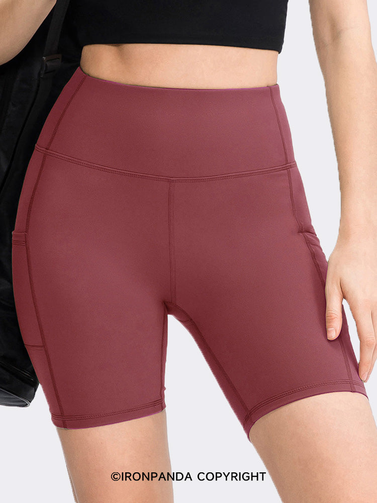 Pocket Stretch Quick-dry Yoga Shorts