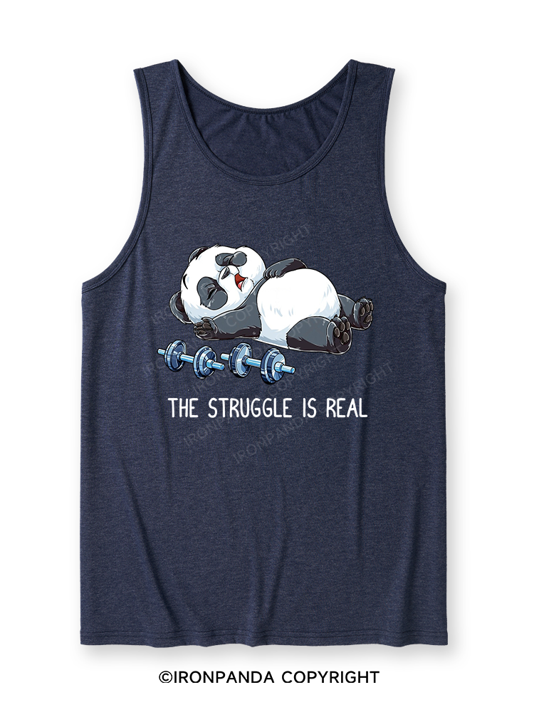 THE STRUGGLE IS REAL Ultra Soft Heather Tank