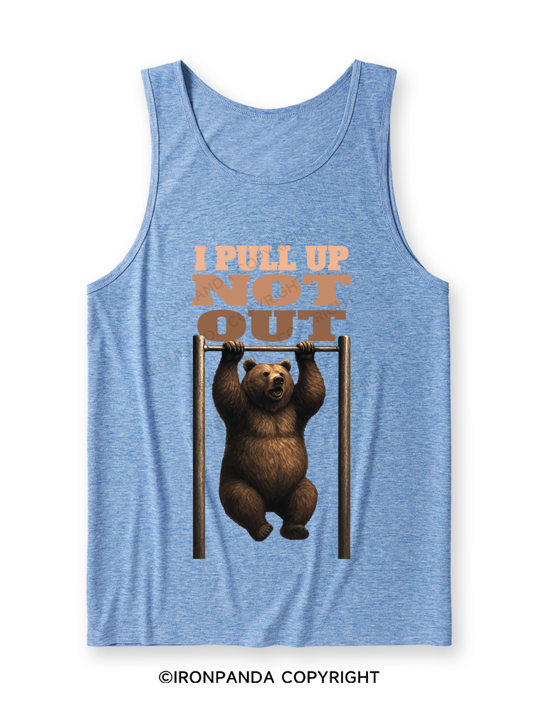 I PULL UP NOT OUT Ultra Soft Heather Tank