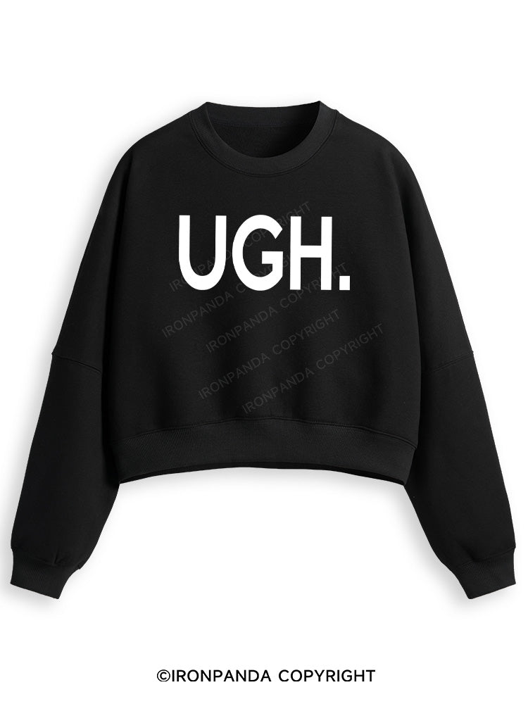 UGH Fleece Crop Sweatshirt
