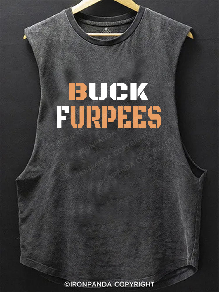 Hate Burpees Buck Furpess Scoop Bottom Cotton Tank