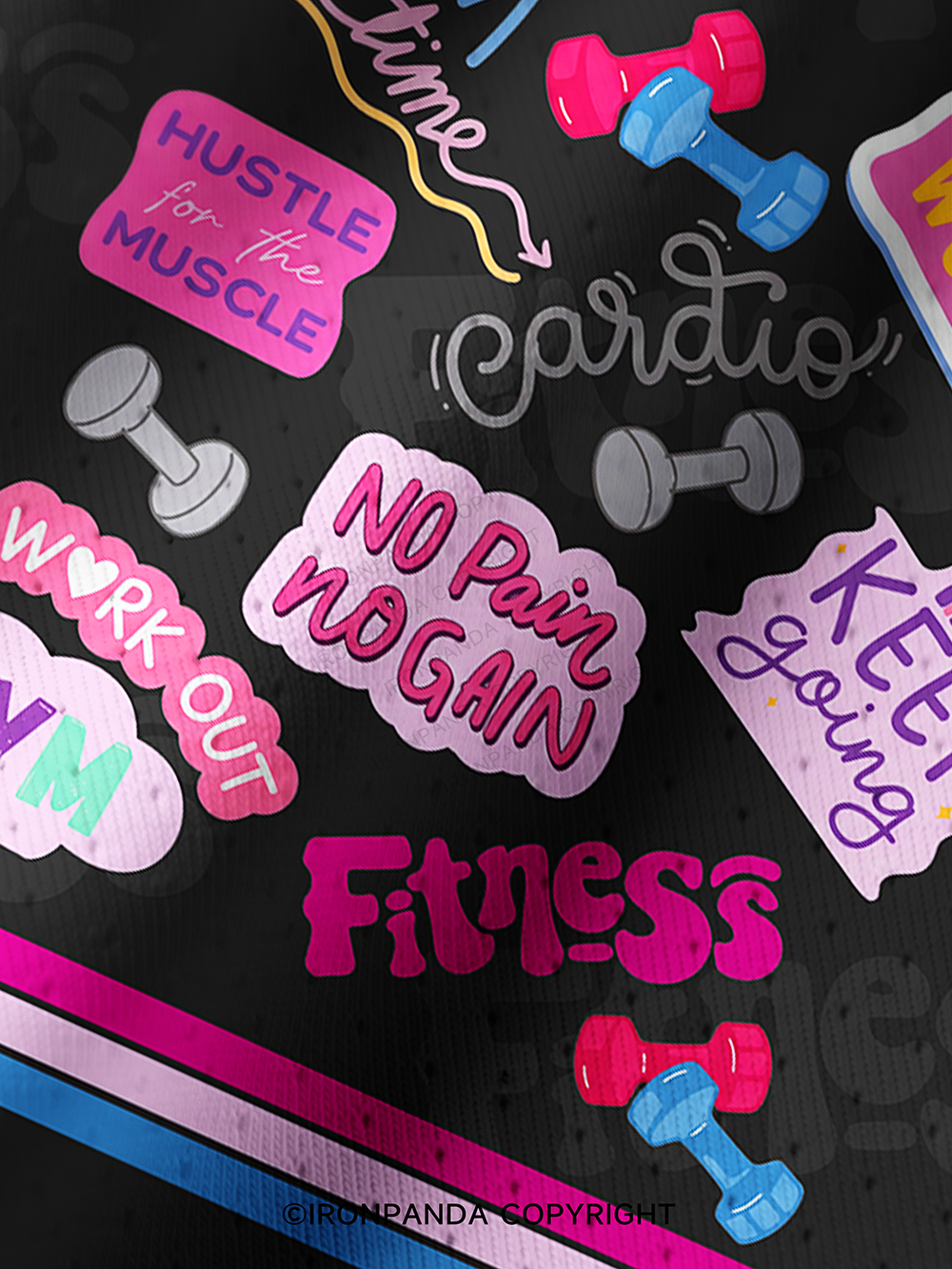 Colorful Fitness Lifestyle Pro Mesh Jersey