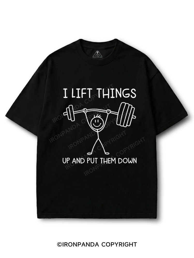 I Lift Things up and Put Them Down Funny Lifting COTTON PUMP COVER
