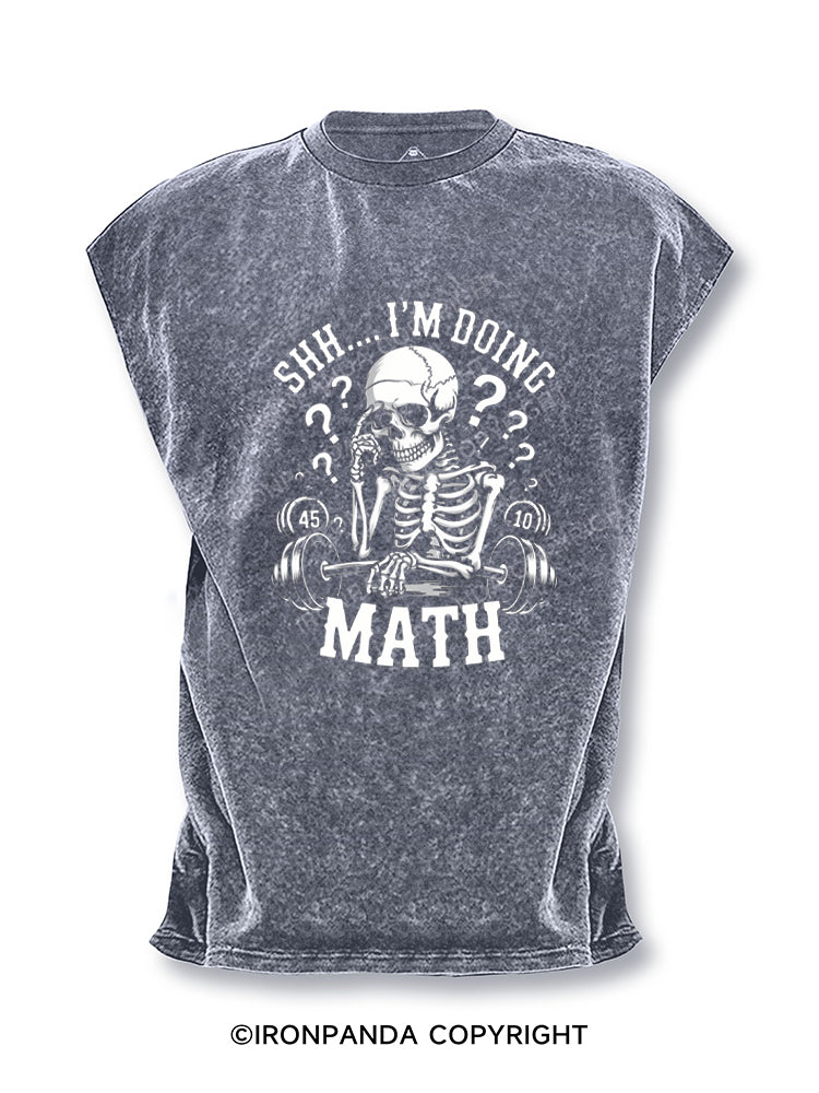 Math Funny Weightlifting Funny Cut Off Tank