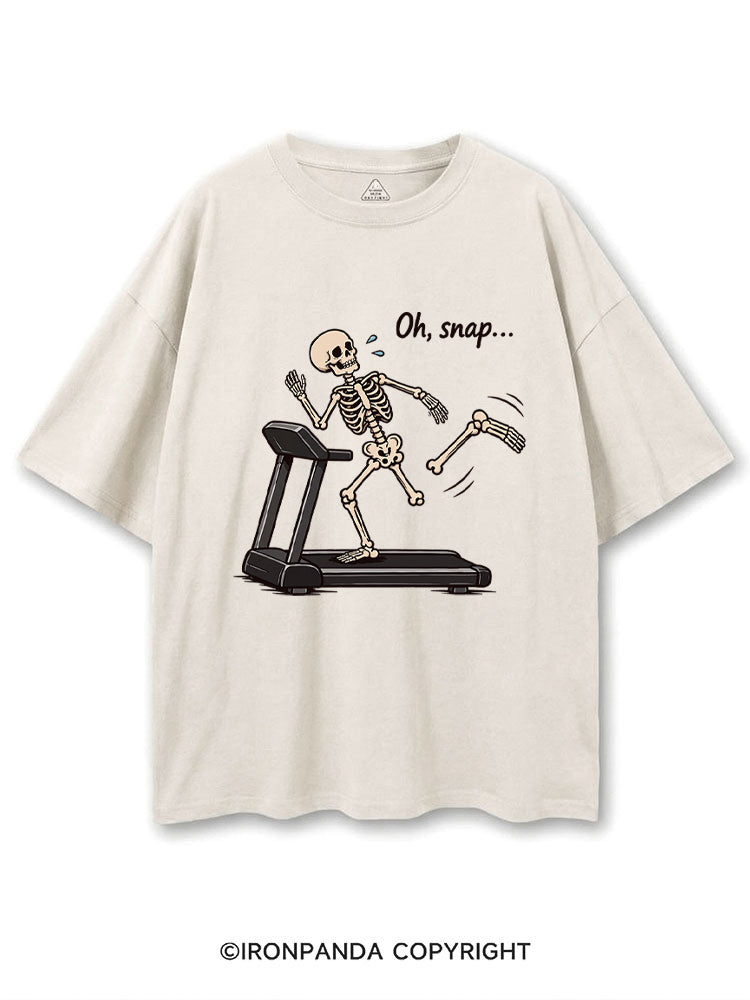 Oh Snap Funny Skeleton COTTON PUMP COVER