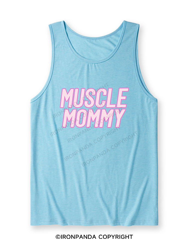 MUSCLE MOM Ultra Soft Heather Tank