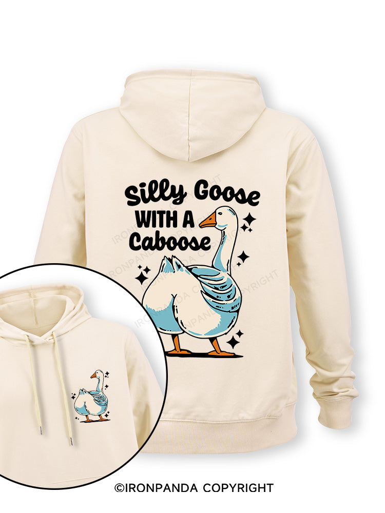 Silly Goose With A Caboose Double-Sided Printed Classic Gym Hoodie