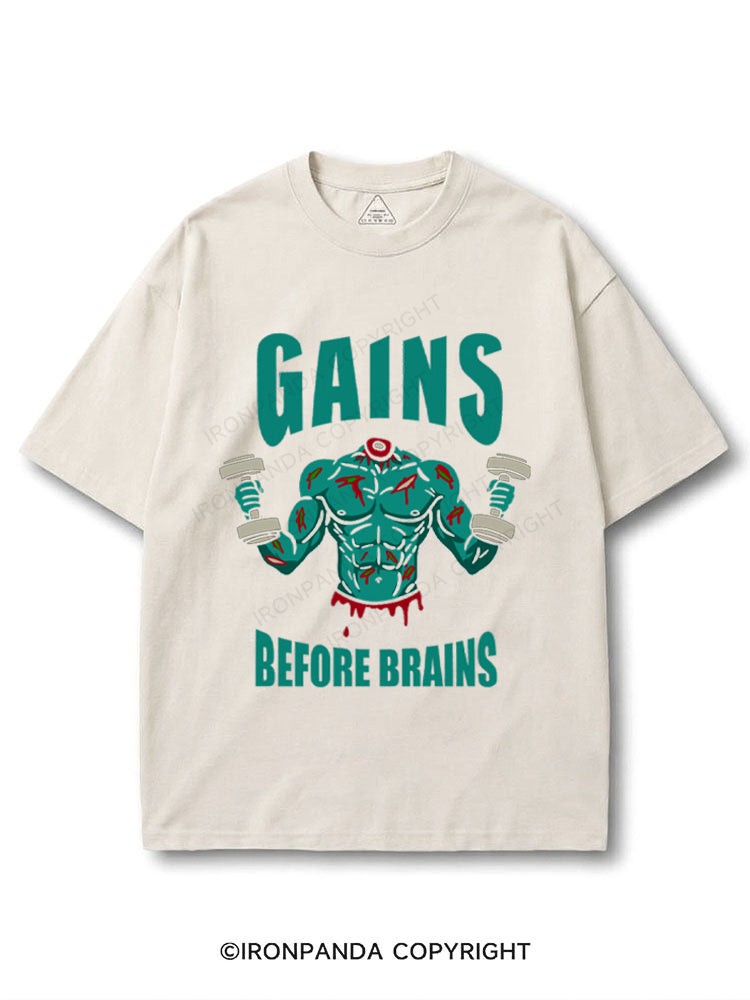 Gains Before Brains COTTON PUMP COVER