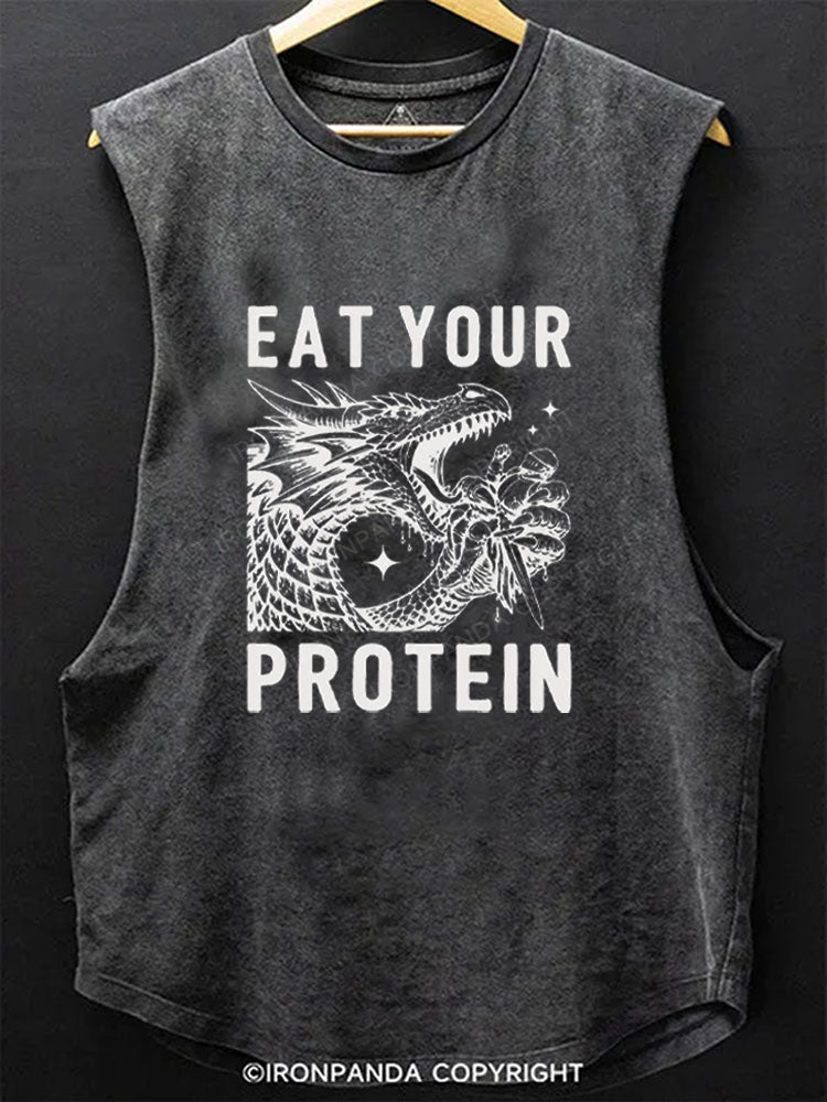 Eat Your Protein Scoop Bottom Cotton Tank