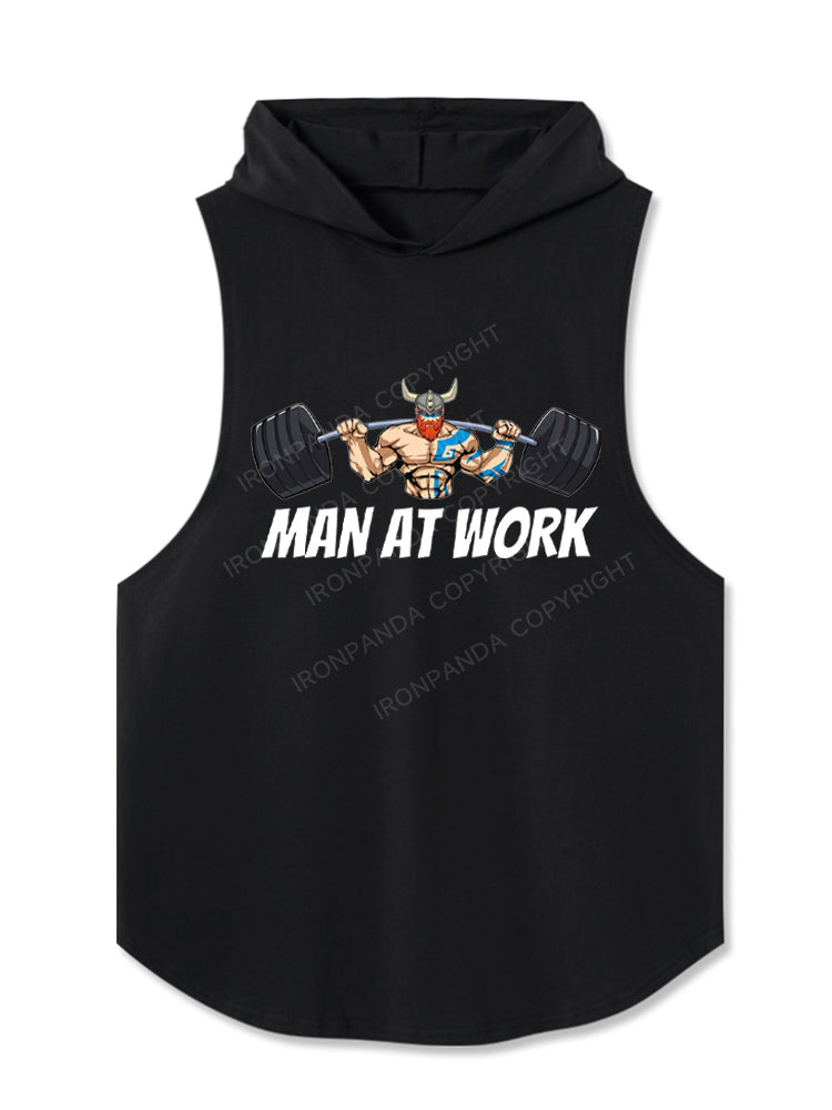 MAN AT WORK Hooded Tank