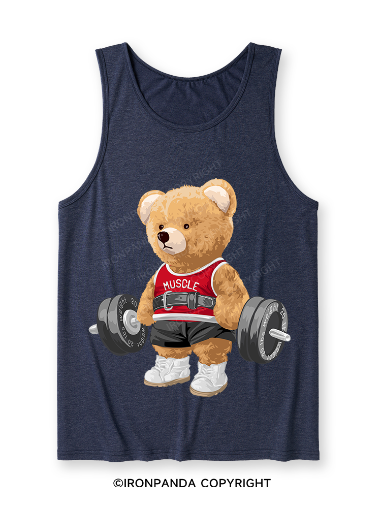Exercise Bear Ultra Soft Heather Tank