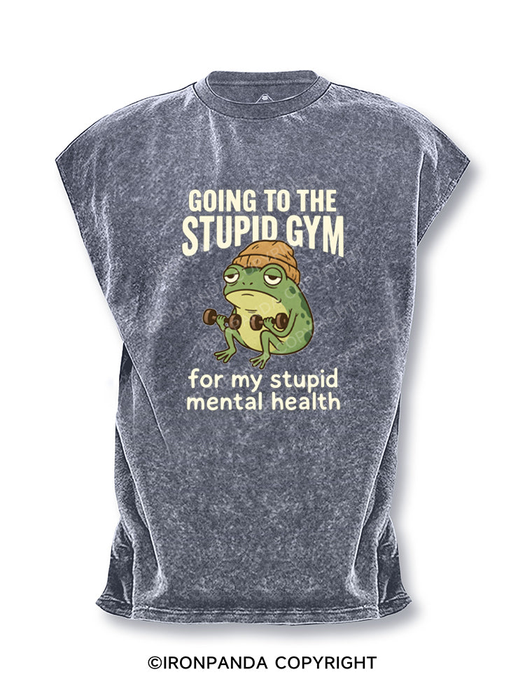 Going To The Stupid Gym For My Stupid Mental Healthy Cut Off Tank