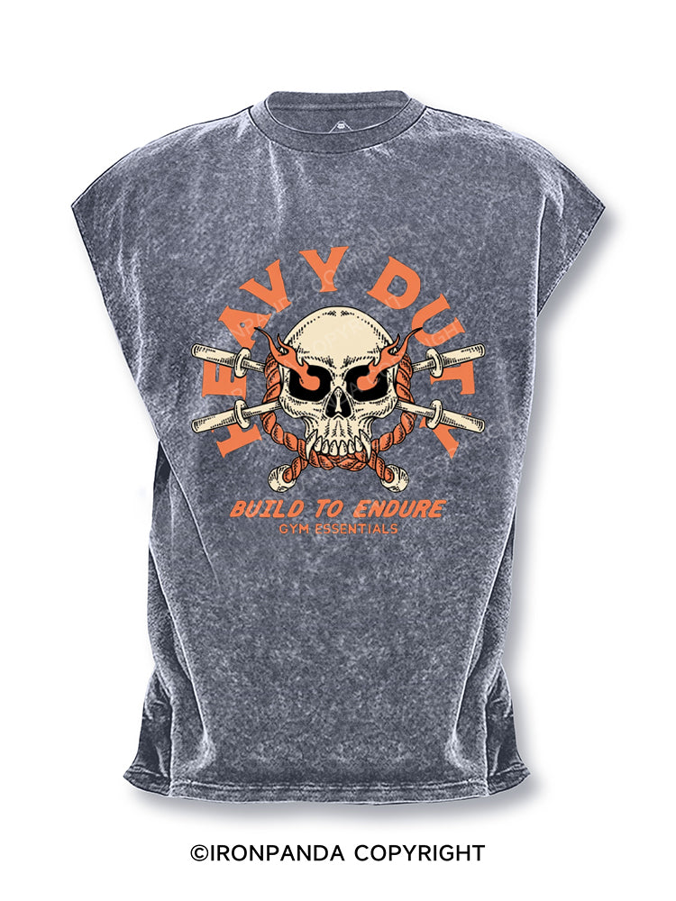HEAVY DUTY BUILD TO ENDURE GYM ESSENTIALS Cut Off Tank