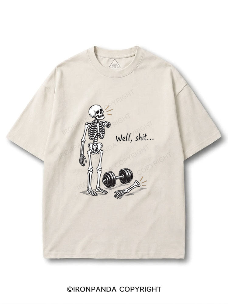 Well Shit Skeleton COTTON PUMP COVER