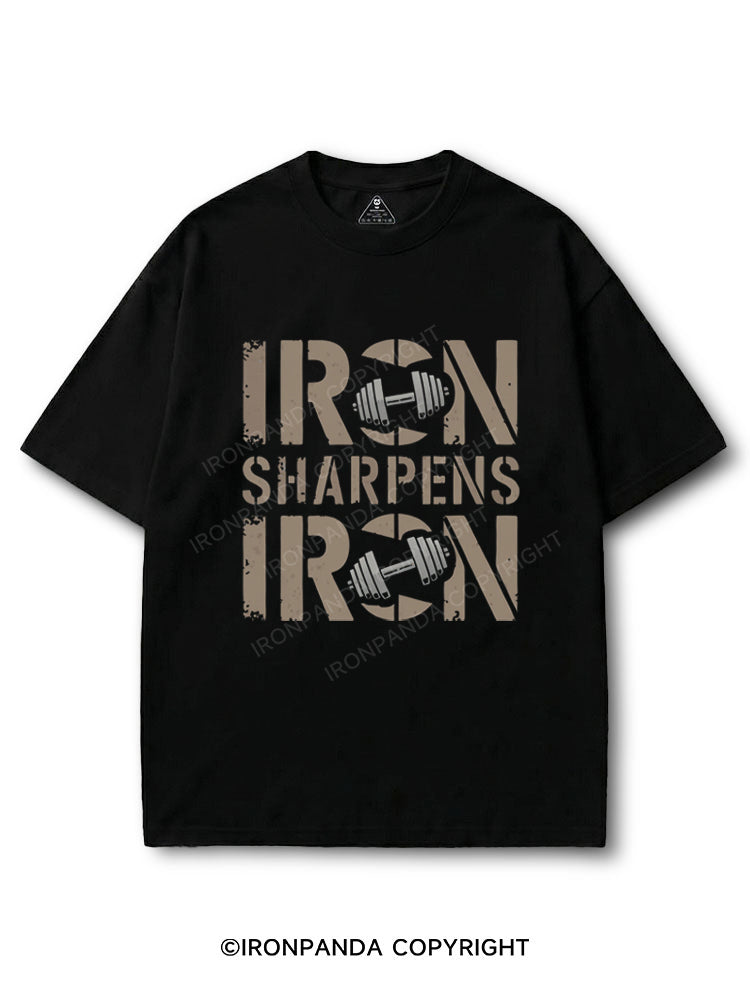 IRON SHARPENS COTTON PUMP COVER