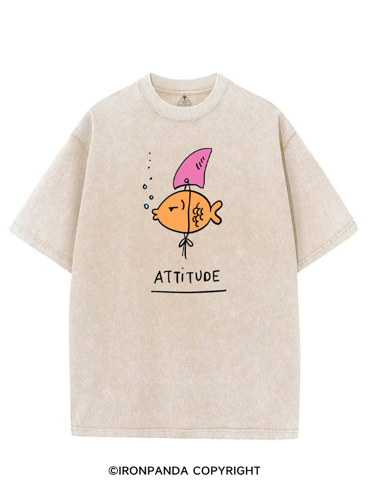 THIS IS MY ATTITUDE VINTAGE GYM SHIRT