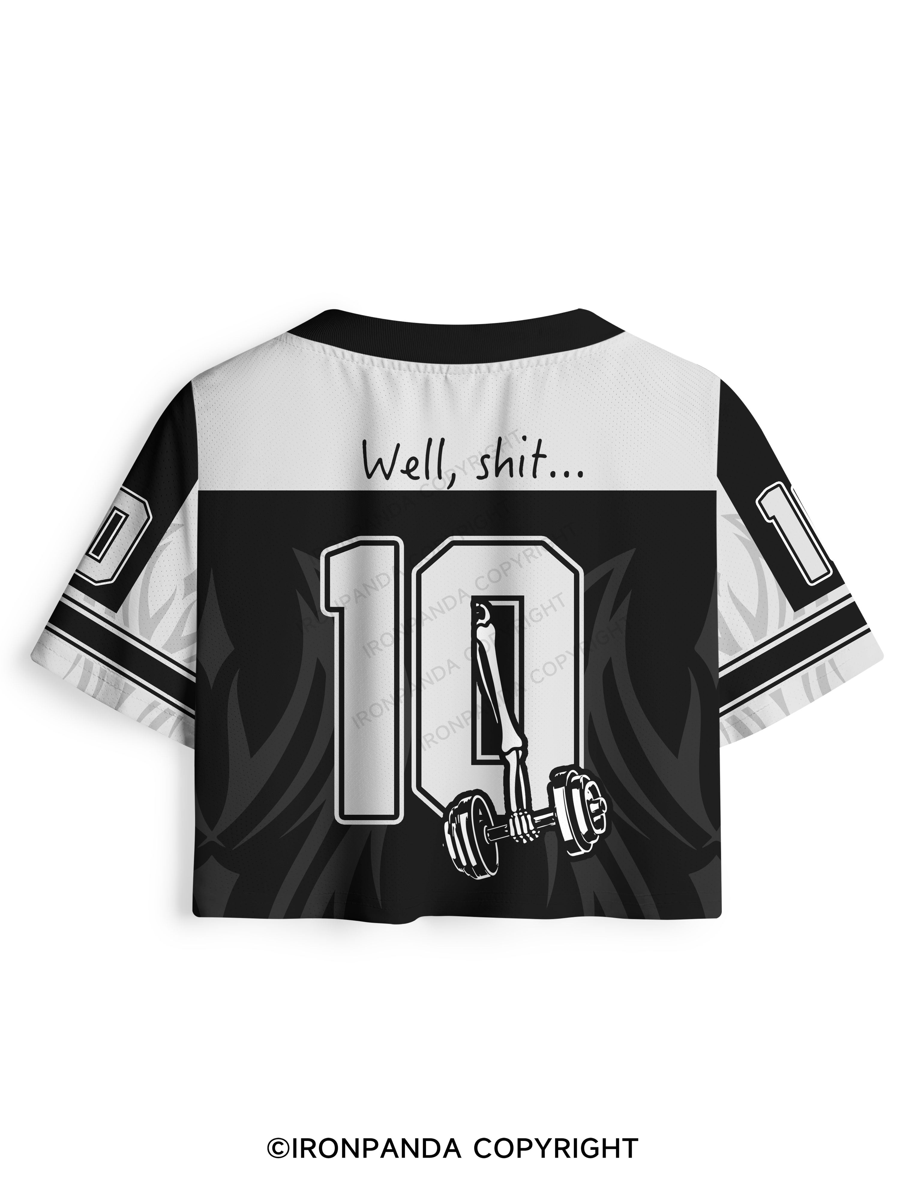 Well Shit Funny Skeleton Pro Mesh Jersey