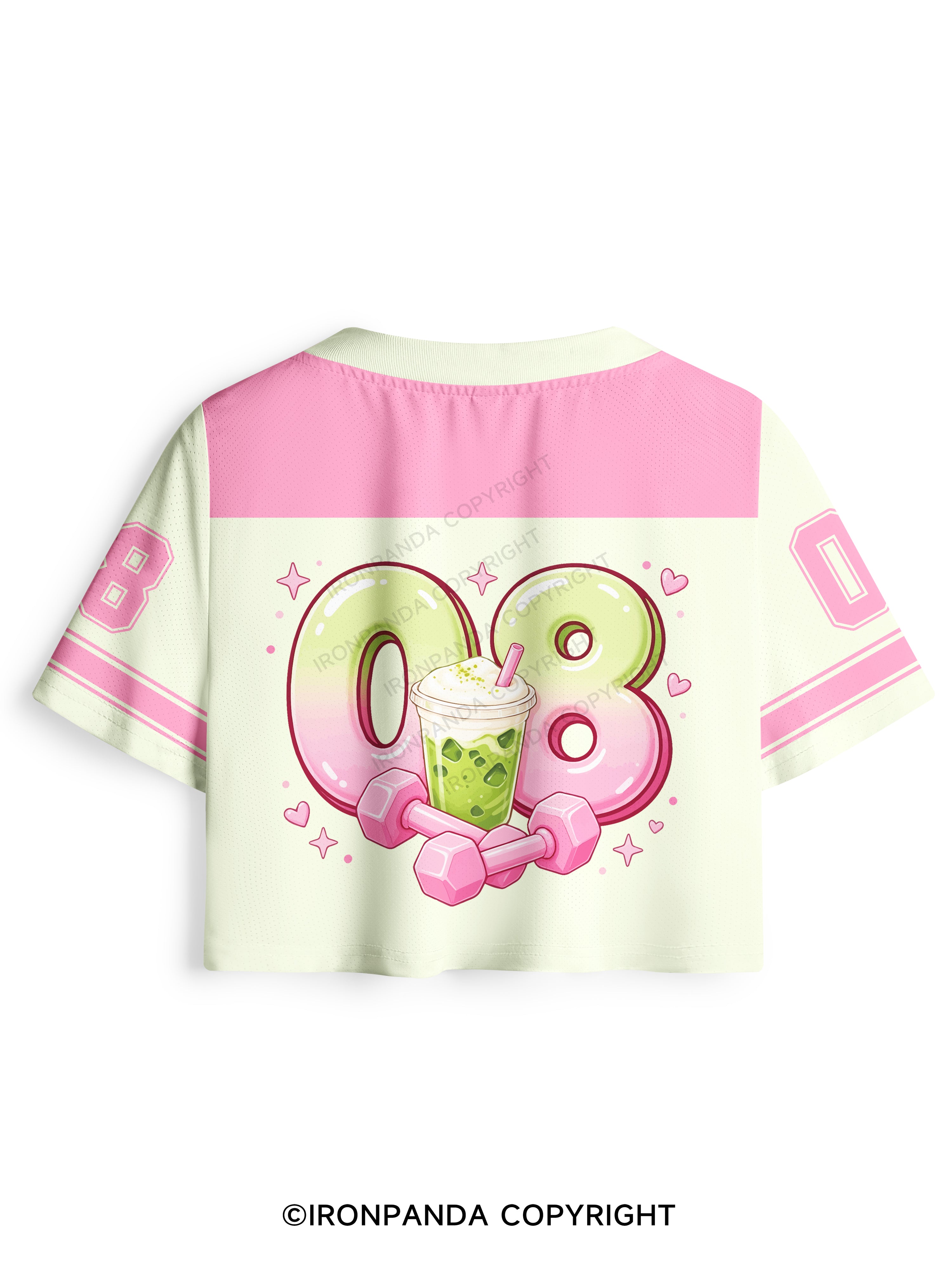 MATCHA & DUMBBELLS MATCHA GYM LOVER Pro Mesh Jersey
