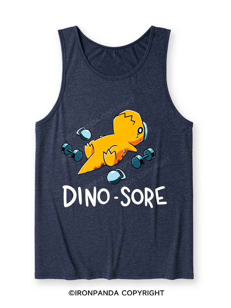 DINO SORE Ultra Soft Heather Tank
