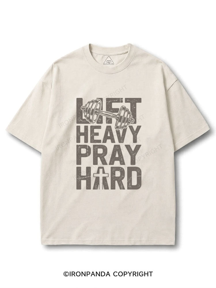 Lift Heavy Pray Hard Faith COTTON PUMP COVER