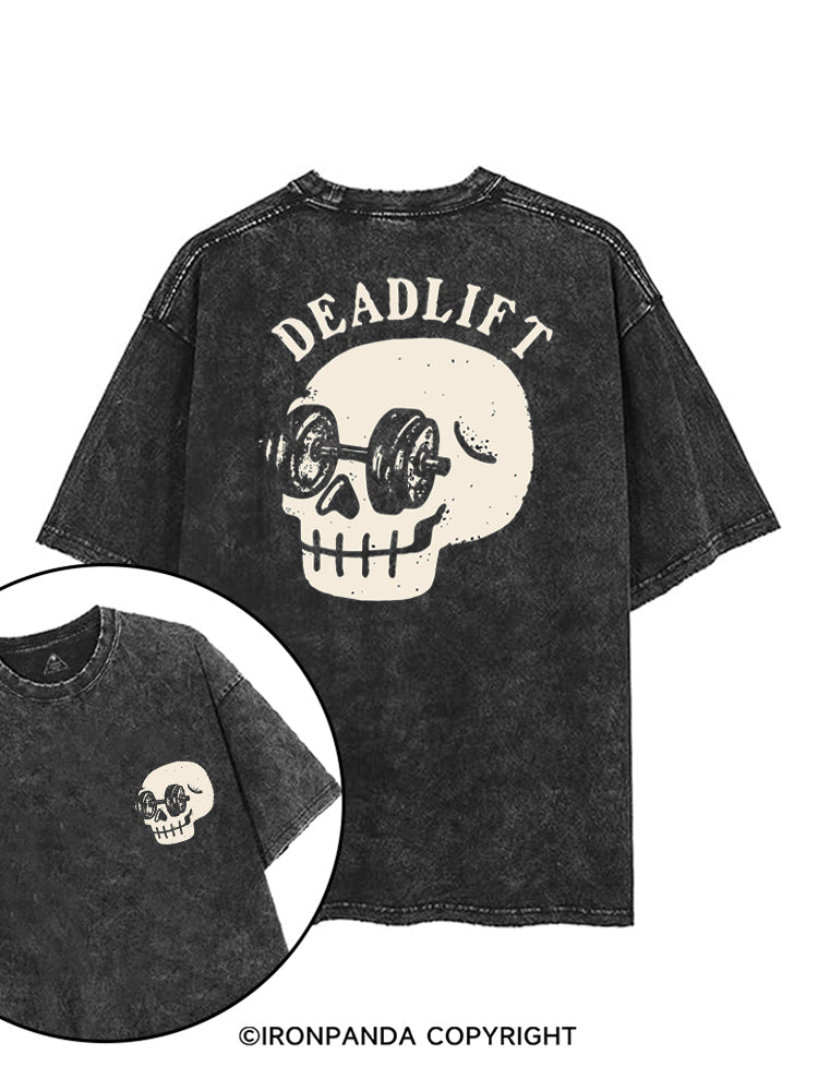 DEAD SERIOUS DEADLIFTS printed Gym Shirt