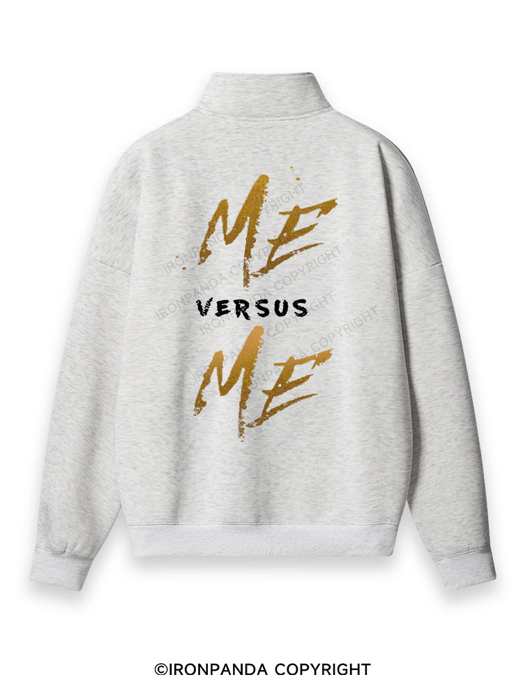 ME and me Back Printed Quarter-Zip Fleece Sweatshirt