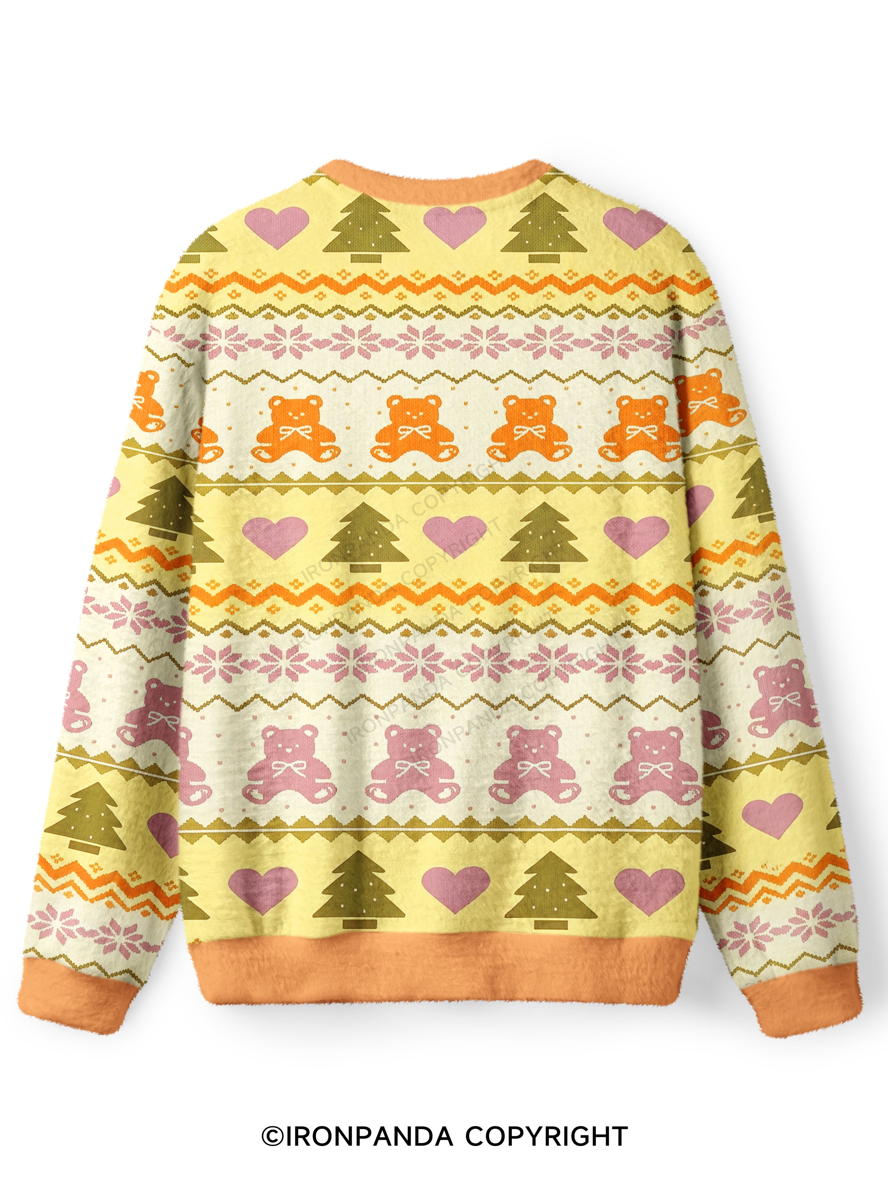 I'M LITERALLY JUST A GIRL Ugly Fuzzy Fleece Sweater