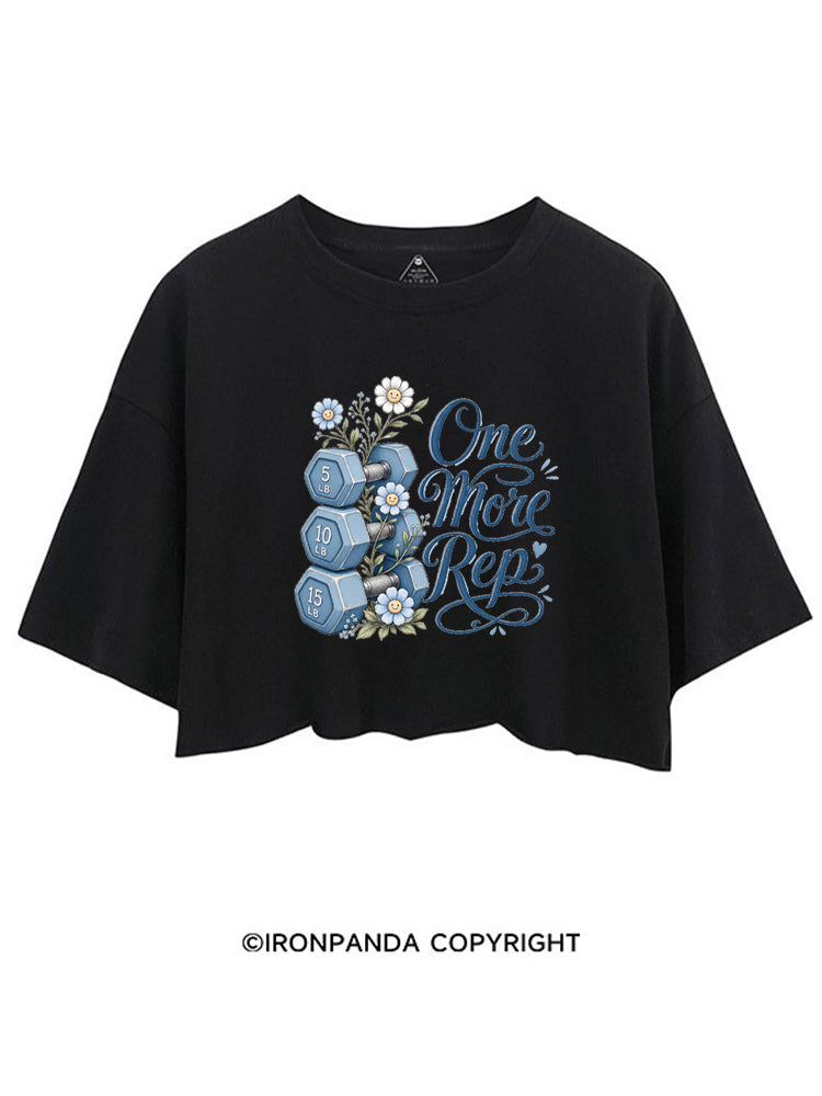 ONE MORE REP BLOSSOM CROP TOPS