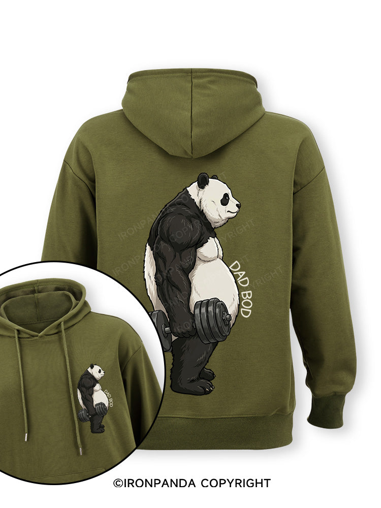 Dad Bod Panda Double-Sided Printed Classic Gym Hoodie