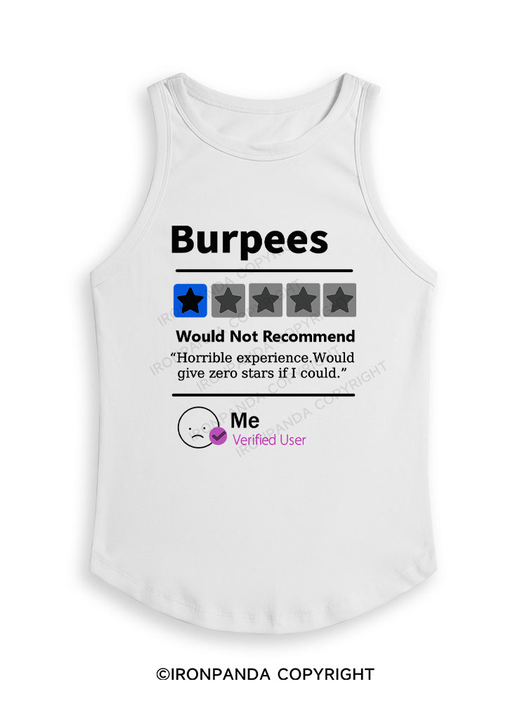 BURPEES REVIEWED Fitted Tank Top