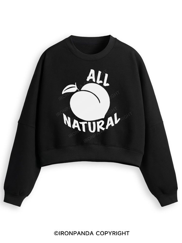 ALL NATURE Fleece Crop Sweatshirt