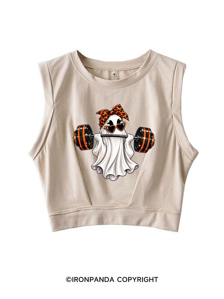 HALLOWEEN GLAM SPARKLE BOOTY BUILDER SLEEVELESS CROP TOPS