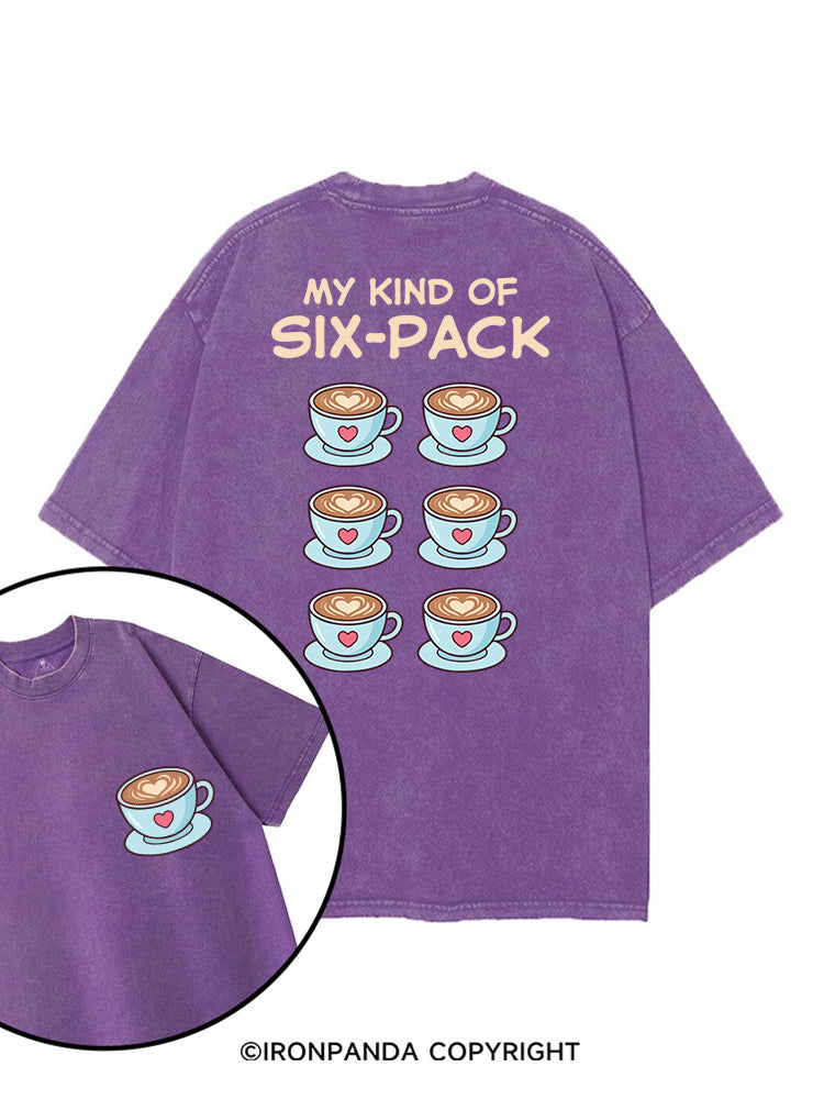 MY KIND OF SIX-PACK COFFEE LOVER printed Gym Shirt
