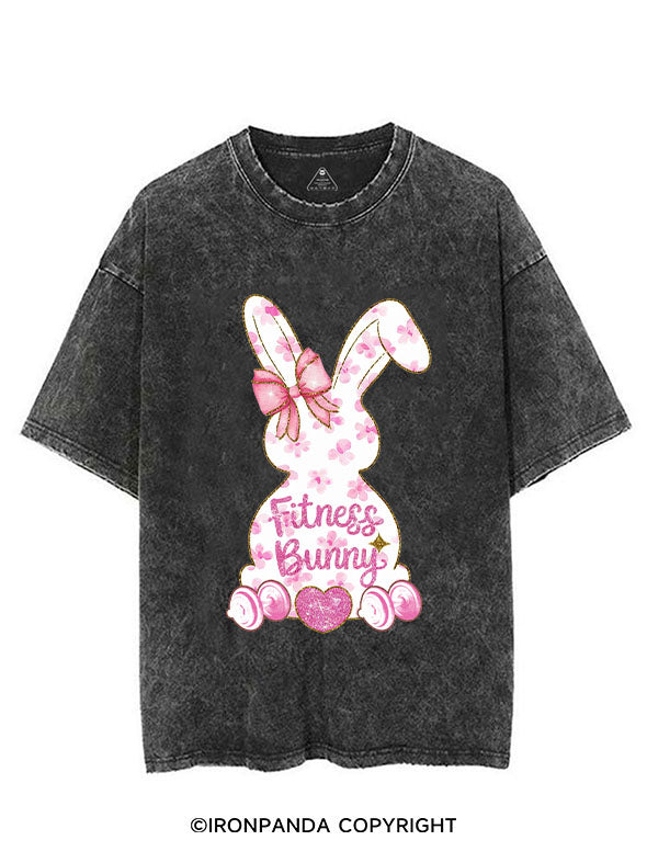 FITNESS BUNNY VINTAGE GYM SHIRT