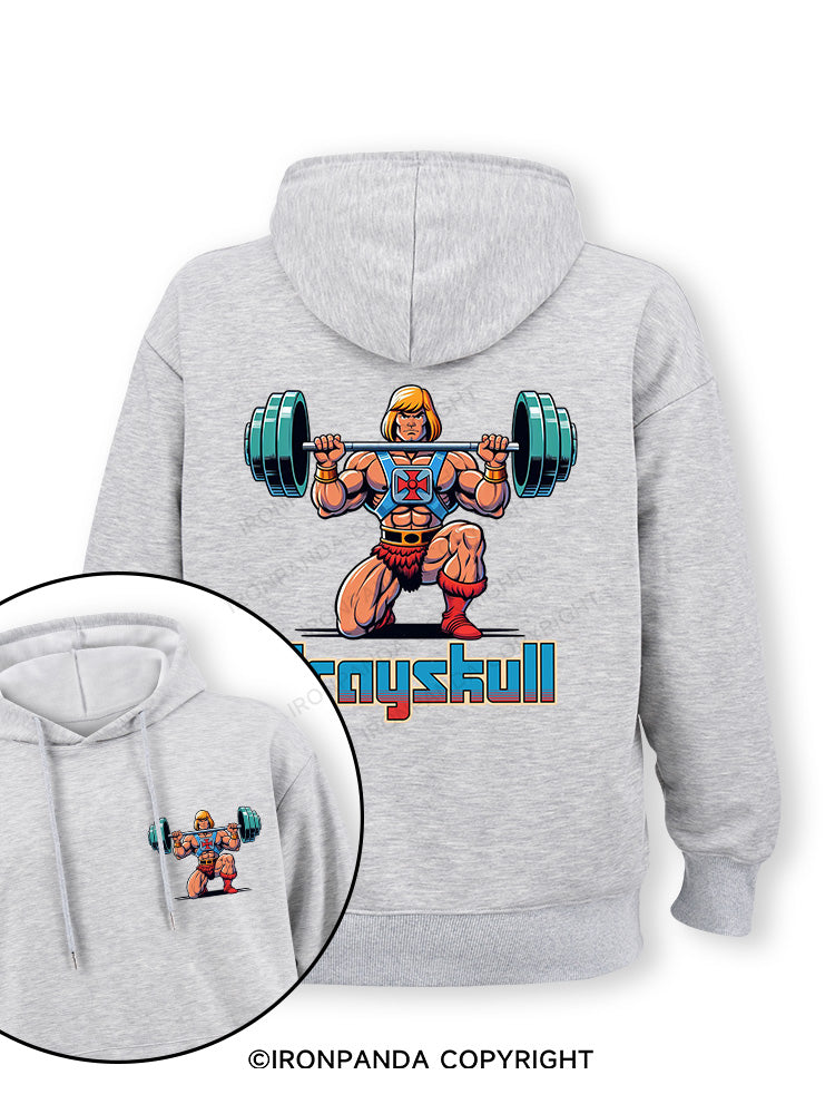 grayskull he man weightliting Double-Sided Printed Classic Gym Hoodie