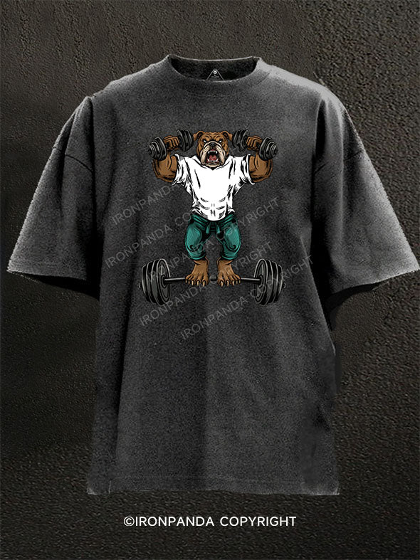 bulldog Washed Gym Shirt