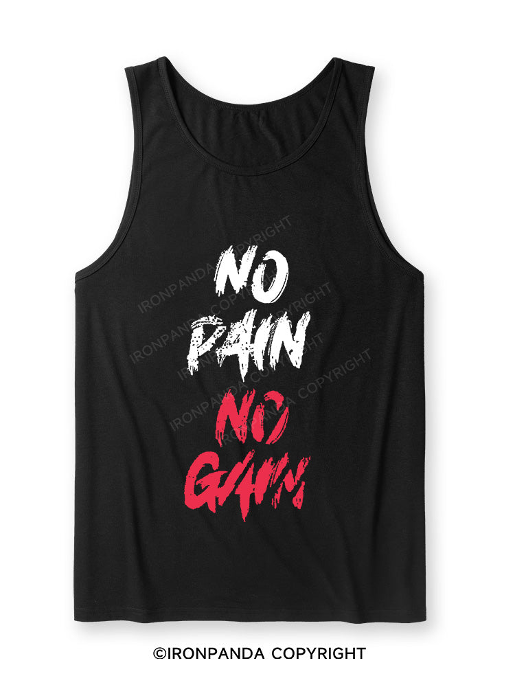 NO PAIN NO GAIN Ultra Soft Heather Tank