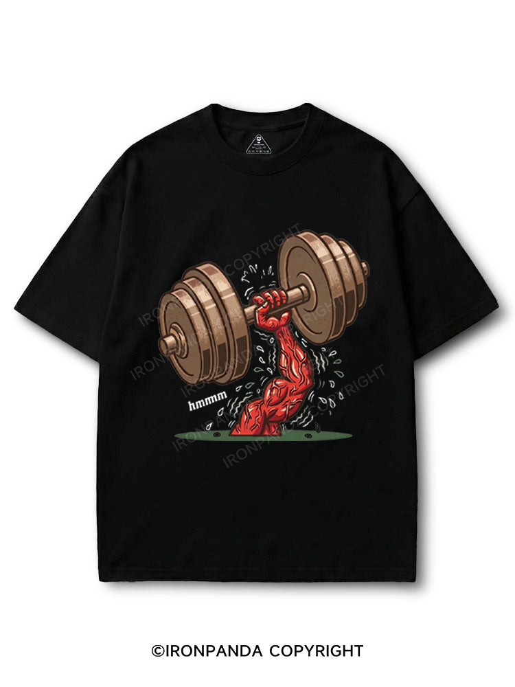 Hmmm Meme Weightlifting Dumbbell COTTON PUMP COVER