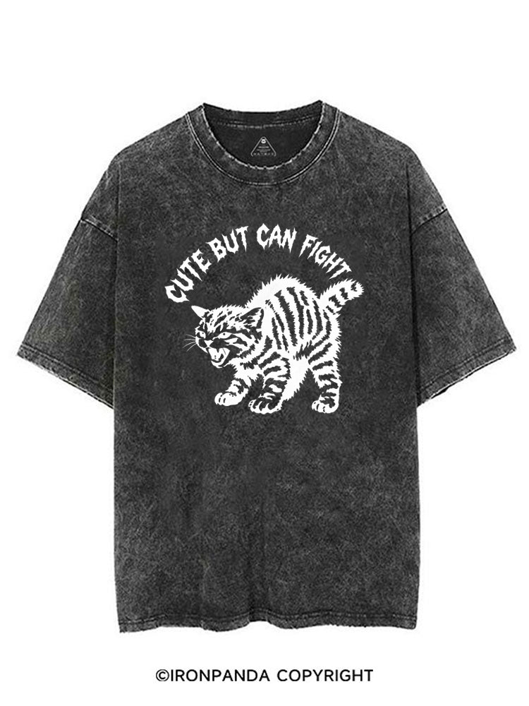 CUTE BUT CAN FIGHT VINTAGE GYM SHIRT