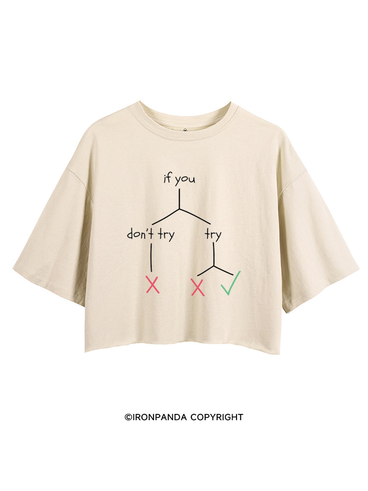 IF YOU TRY CROP TOPS