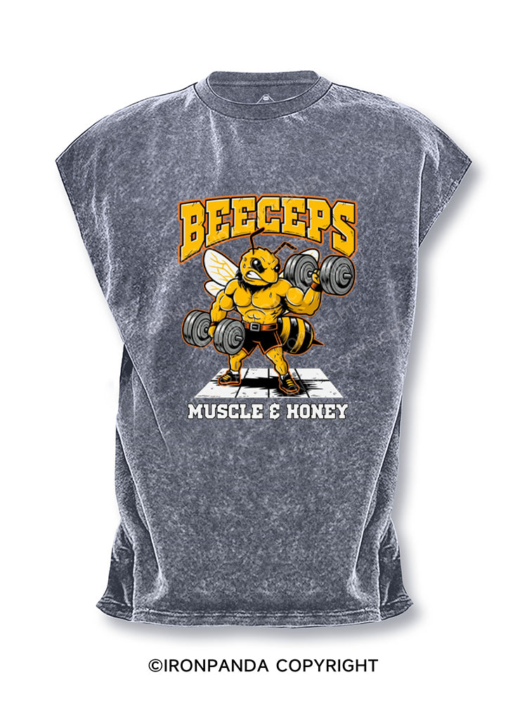 BEECEPS MUSCLE & HONEY Cut Off Tank