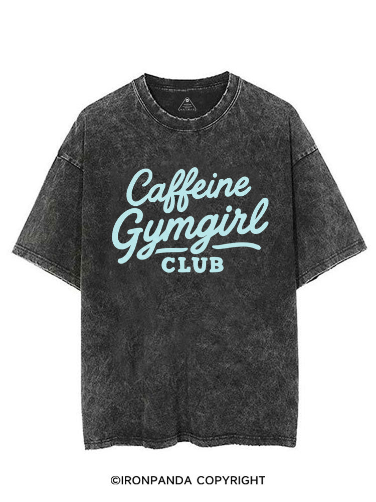 CAFFEINE GYMGIRL CLUB VINTAGE GYM SHIRT