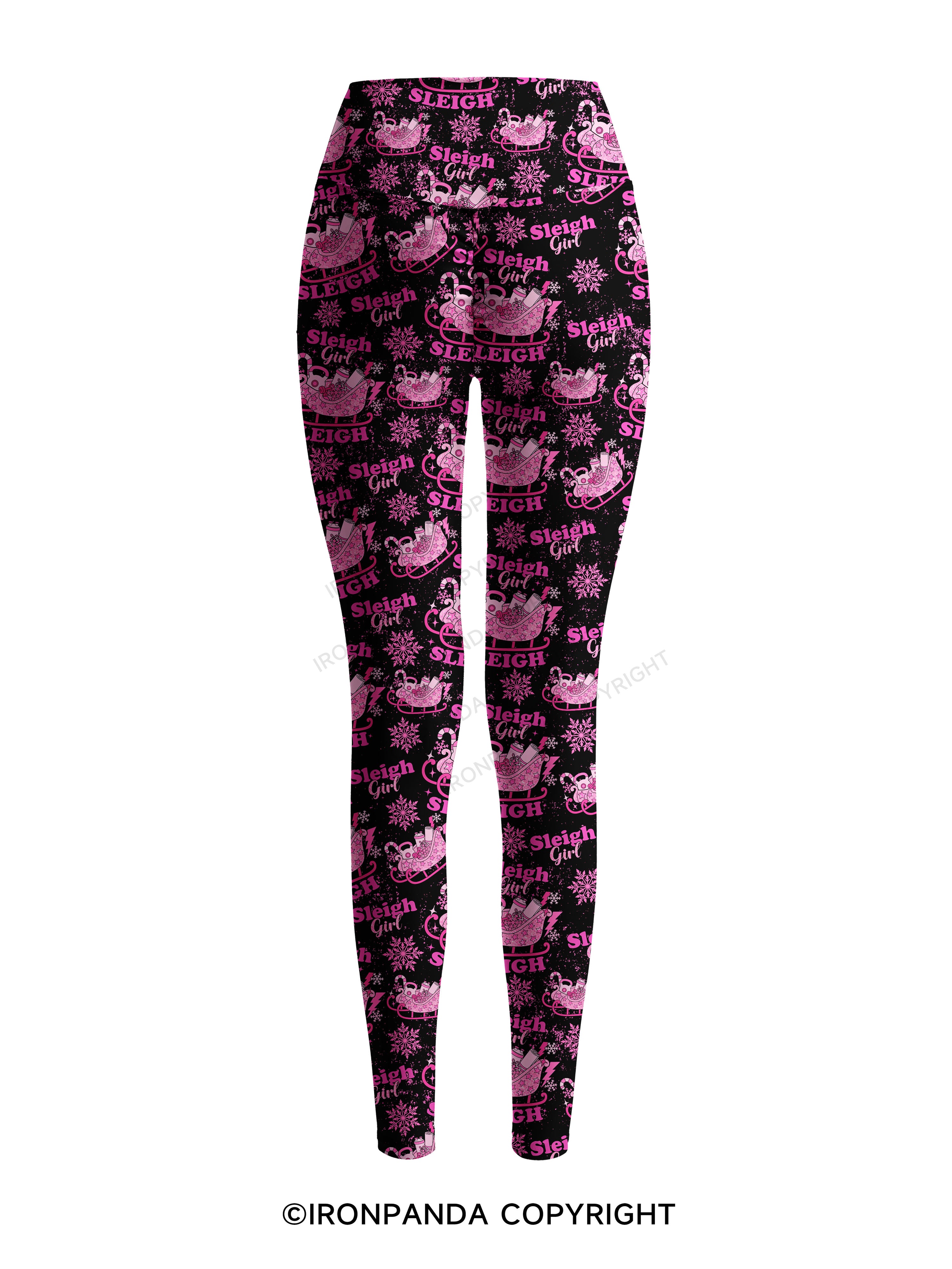 sleigh girl sleigh Printed Yoga Pants