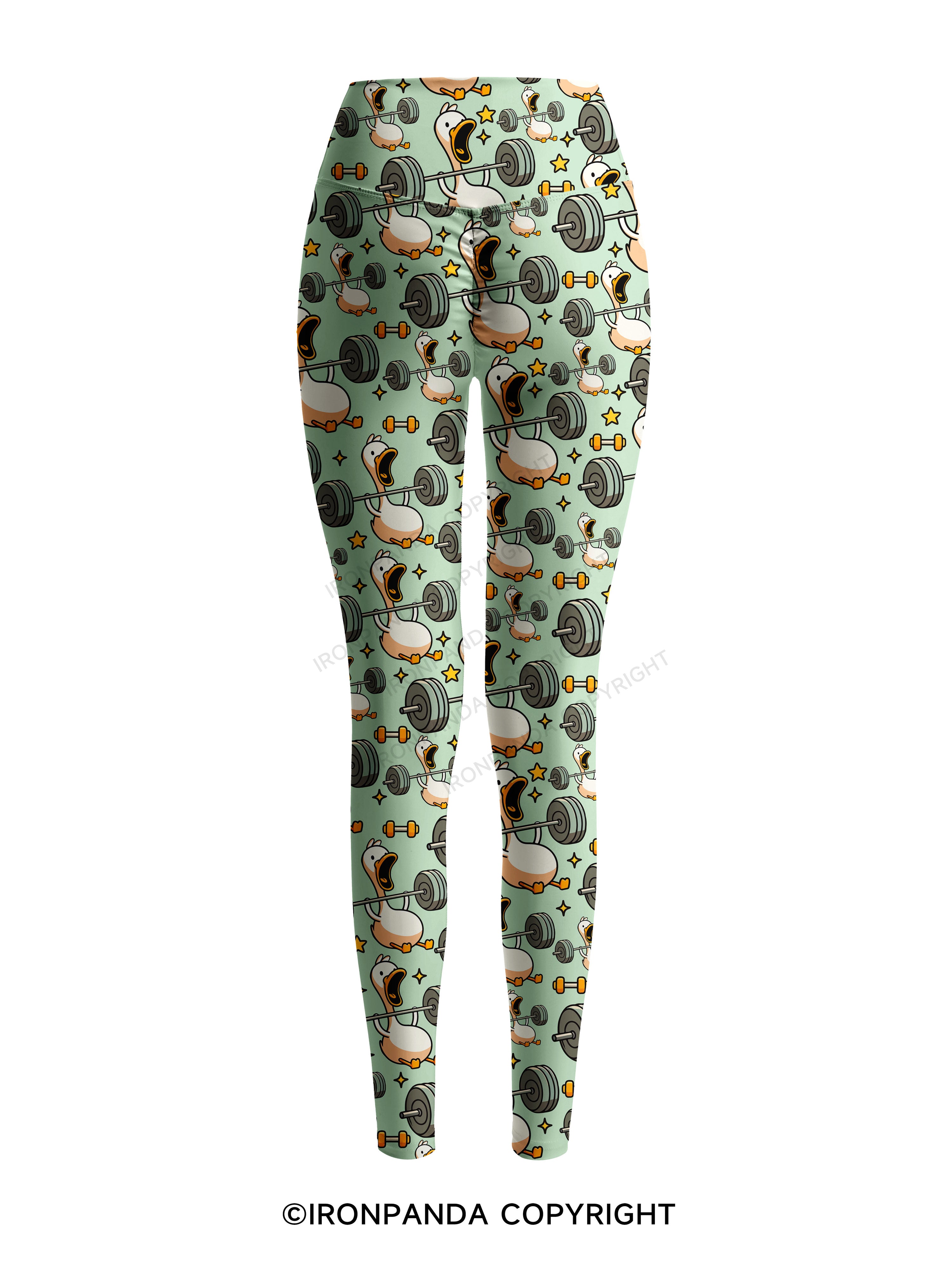 IF I DIE I DIE Printed Yoga Pants