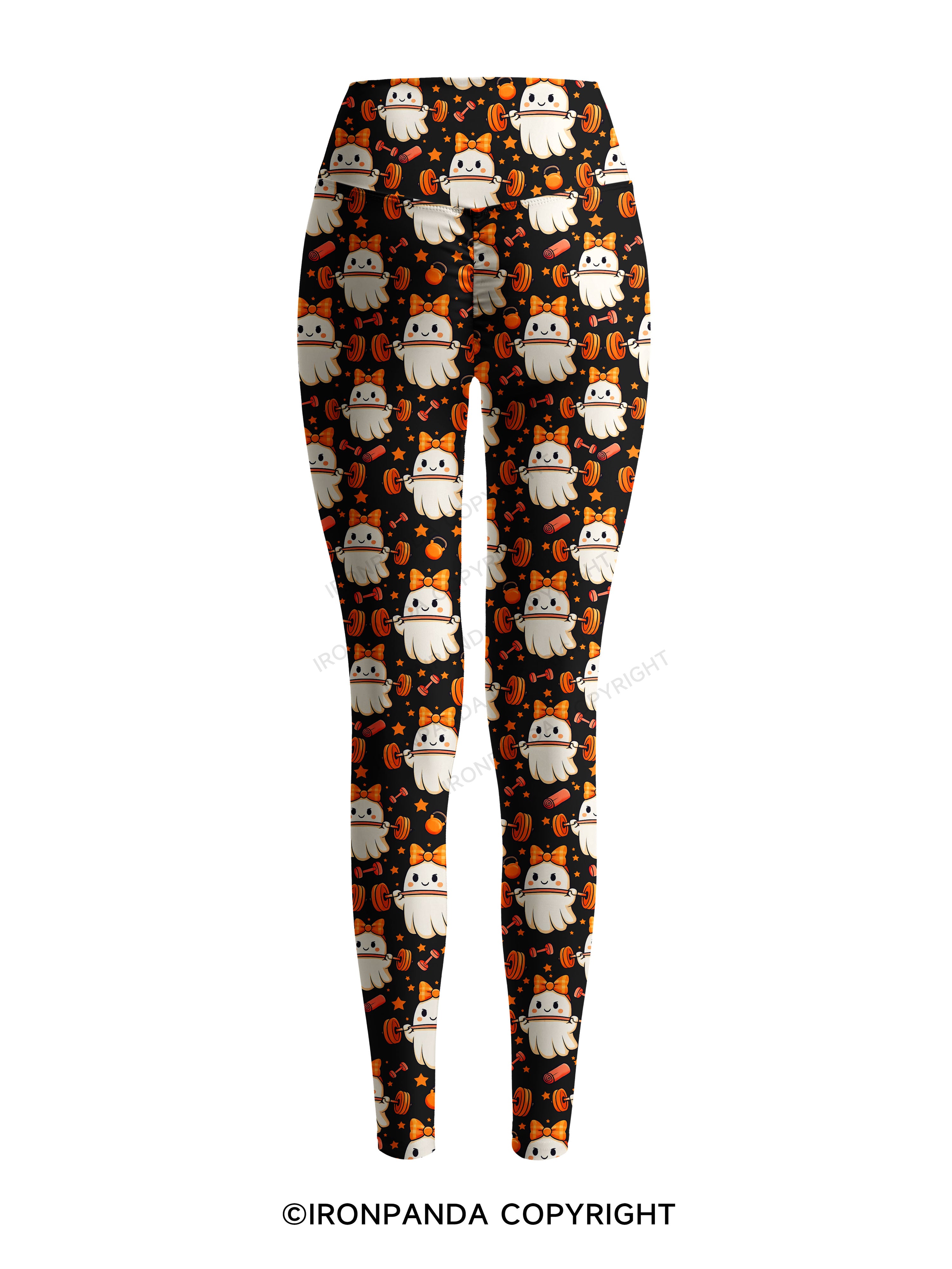 WORKING ON MY BOOTY Printed Yoga Pants