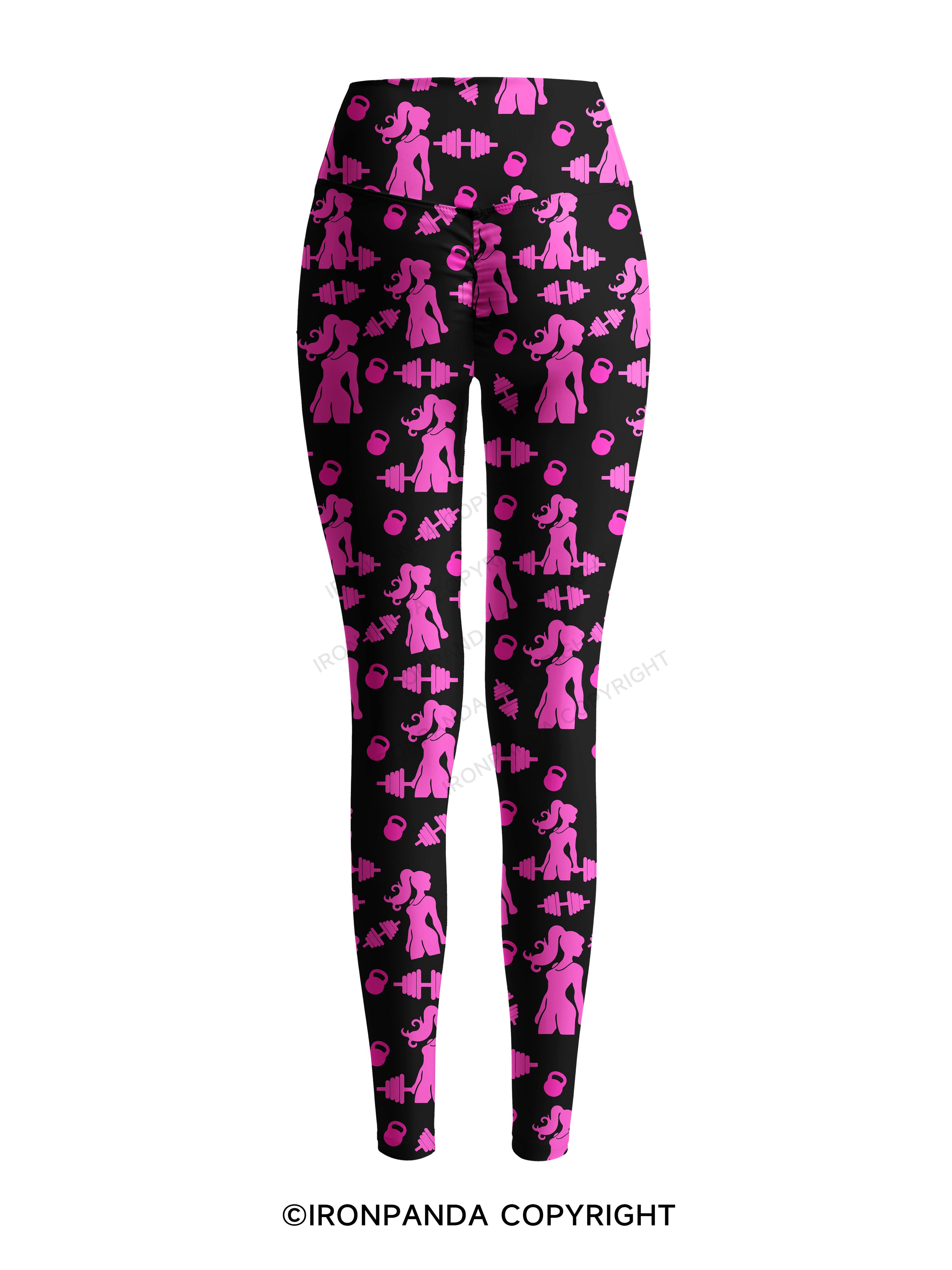 PINK POWERLIFT Printed Yoga Pants